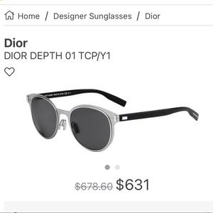 Dior Homme Depth 01 Titanium sunglasses